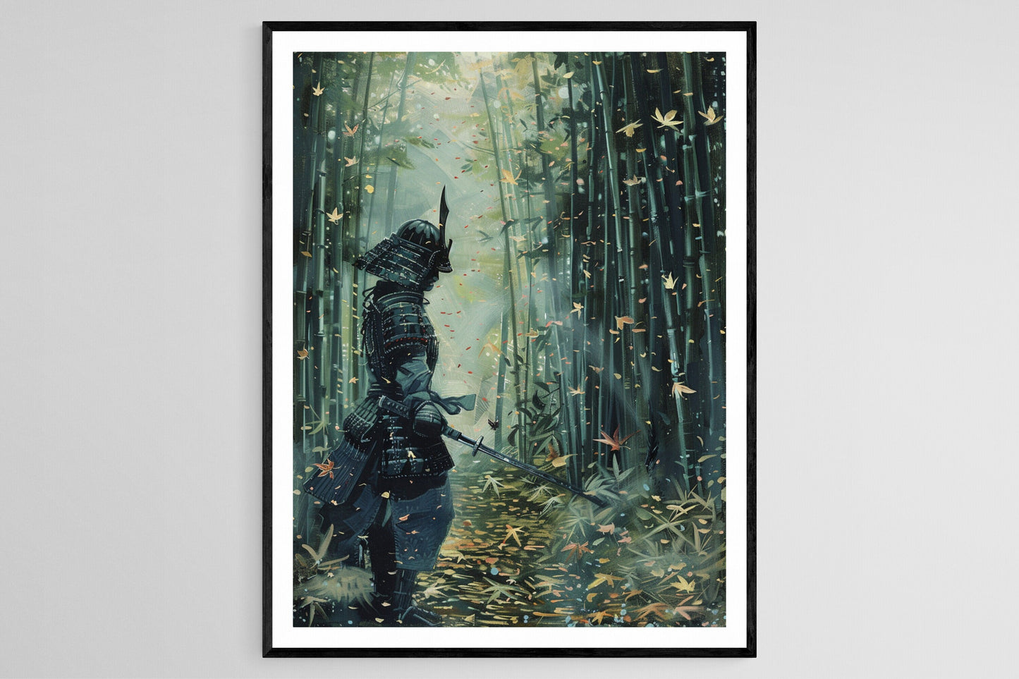 Affiche Kendo – Impression Artiste, Arts Martiaux Japonais, Décor Dojo