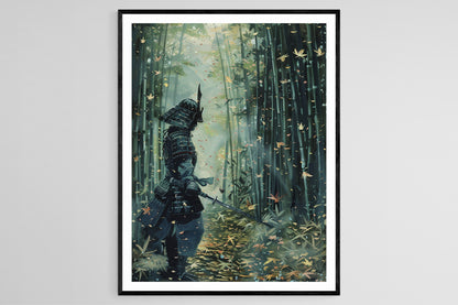 Affiche Kendo – Impression Artiste, Arts Martiaux Japonais, Décor Dojo