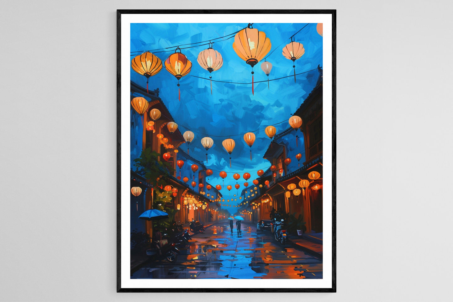 Affiche Festival des Lanternes – Peinture Éclairante de Hoi An