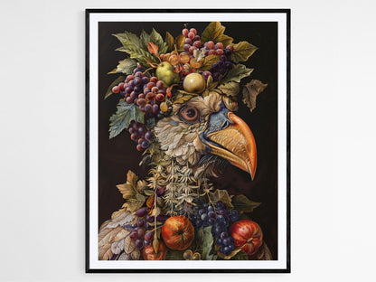 Affiche Arcimboldo Fantaisiste – Art Surréaliste de Nourriture