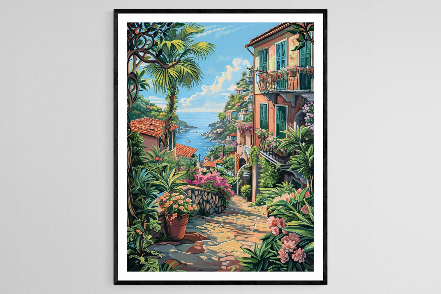 Affiche Cinque Terre – Imprimé mural paysage de la côte italienne