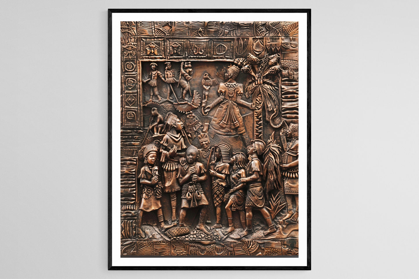 Affiche Art Africain du Bénin – Poster Décor Culturel pour Maison