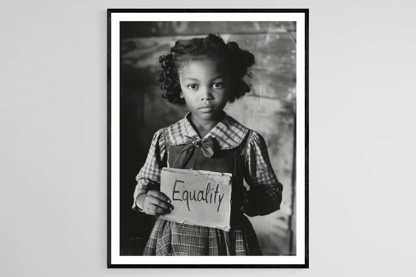 Affiche Droits Civiques – Poster Vintage Égalité et Justice