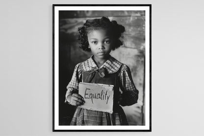 Affiche Droits Civiques – Poster Vintage Égalité et Justice