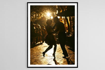 Affiche Danseurs de Tango – Poster Art Murale Milonga Éclatante