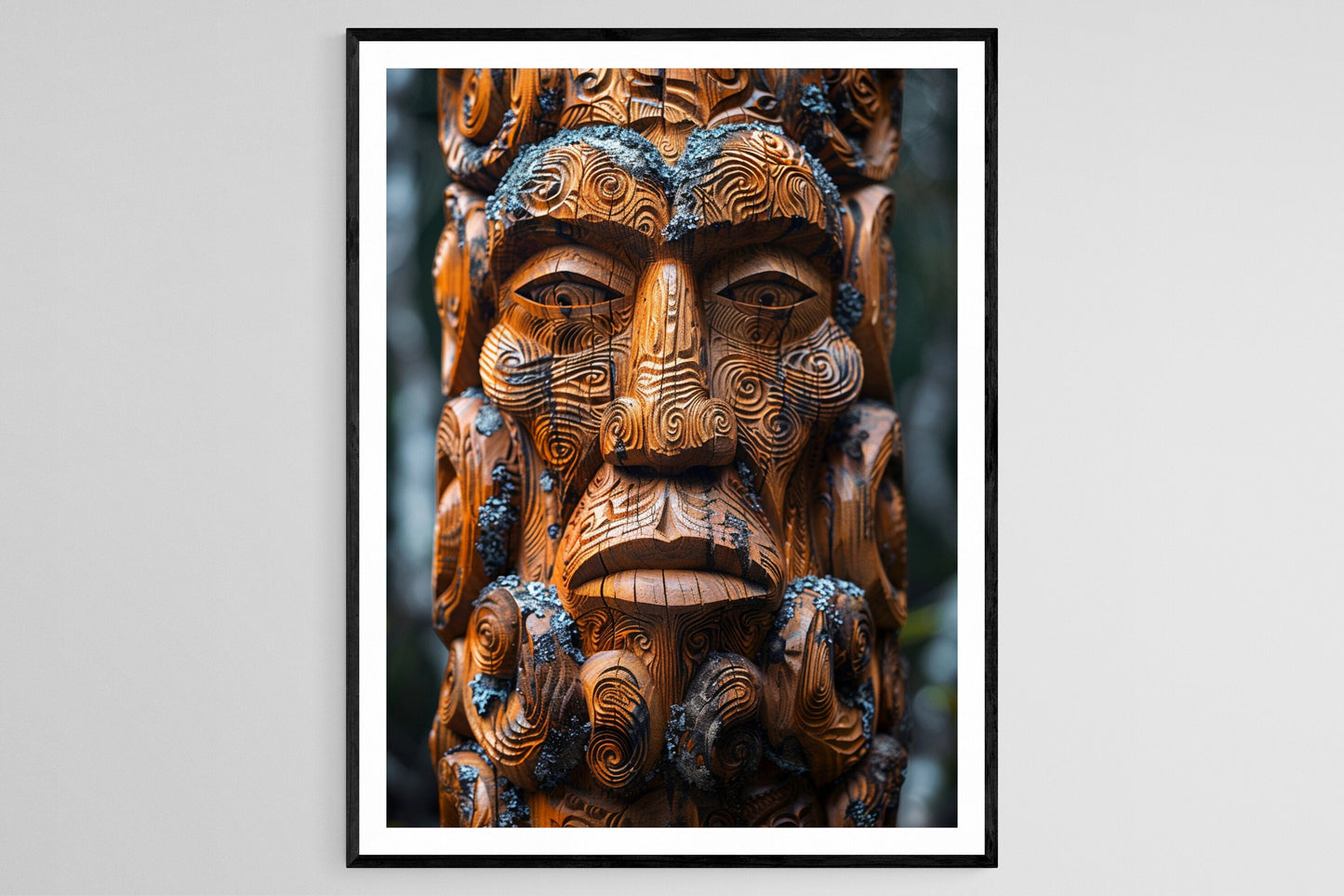 Affiche Maori – Poster Art tribal néo-zélandaise envoûtante