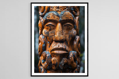 Affiche Maori – Poster Art tribal néo-zélandaise envoûtante