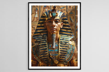 Affiche Pharaon Toutankhamon – Tableau Art Égyptien Ancien