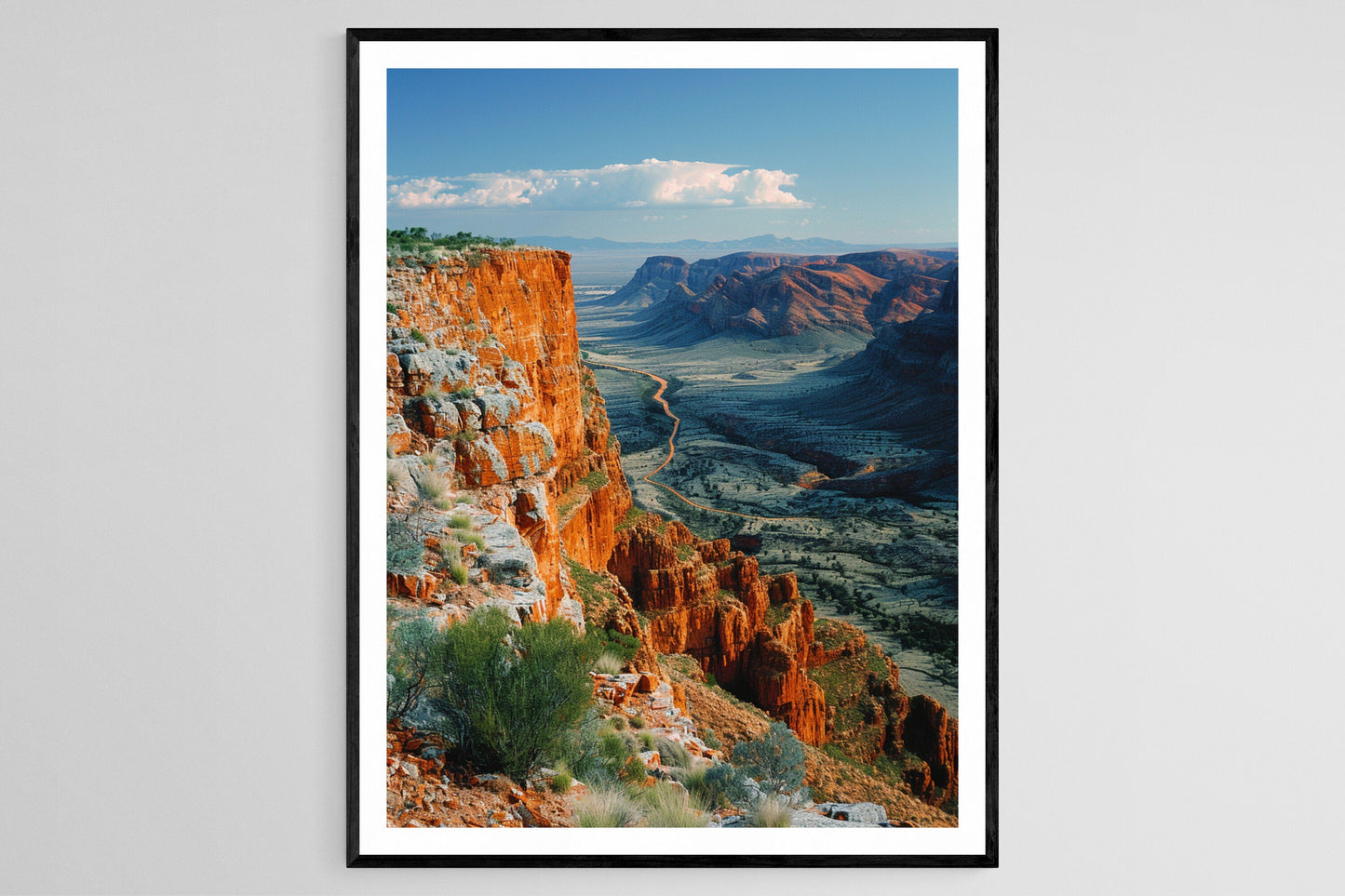 Affiche Kings Canyon – Imprimé d'art du Territoire du Nord australien