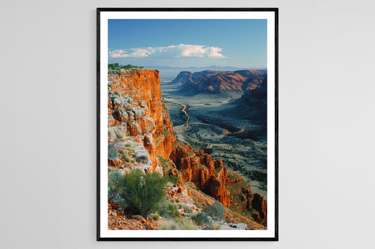 Affiche Kings Canyon – Imprimé d'art du Territoire du Nord australien