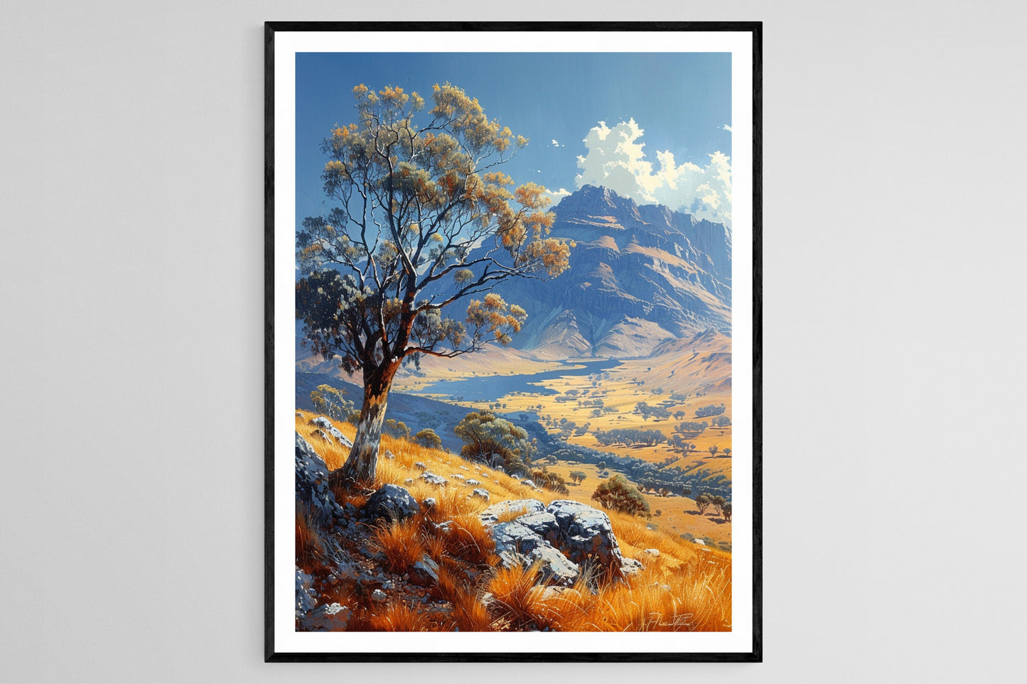 Affiche Flinders Ranges – Poster Montagnes Anciennes d'Australie du Sud