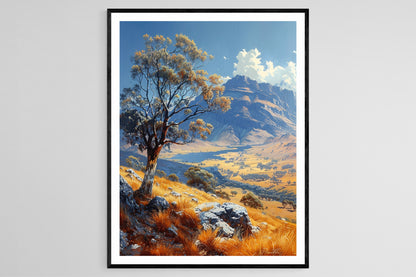 Affiche Flinders Ranges – Poster Montagnes Anciennes d'Australie du Sud