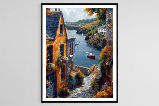 Affiche Kinsale – Peinture Vibrante d'une Ville Irlandaise Charmante