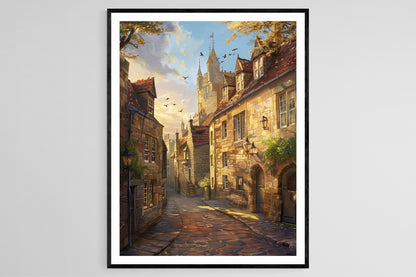 Affiche Médiévale Falkland – Poster Grand Palais Évocateur