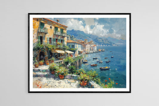 Affiche Envoûtante de Fort-de-France – Poster Bibliothèque Schoelcher & Marchés