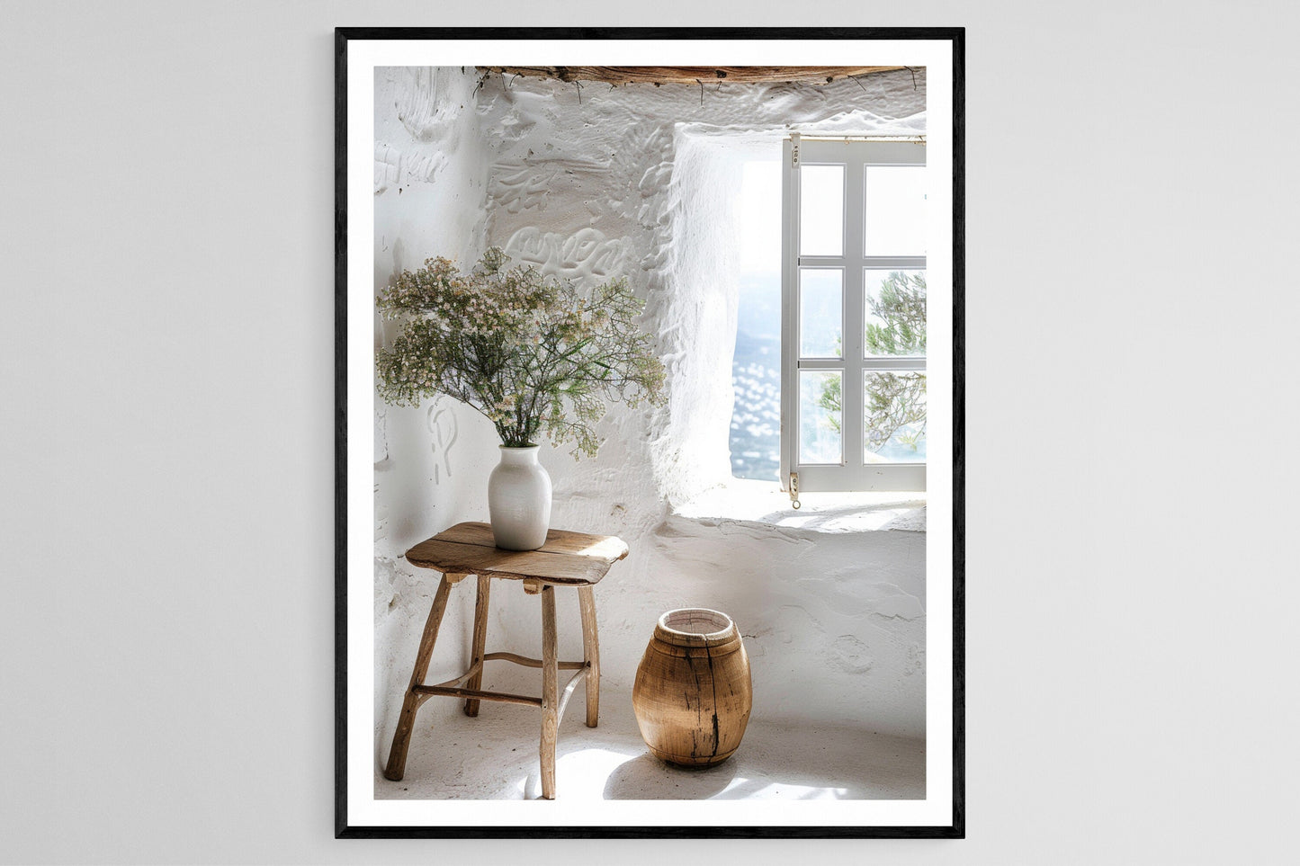 Affiche Plage Rhodes – Photo Décor Côtier de Grèce