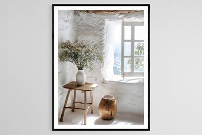 Affiche Plage Rhodes – Photo Décor Côtier de Grèce