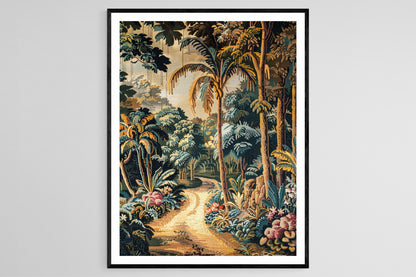 Affiche Tapisserie Gobelin – Art mural exquis en broderie à la main