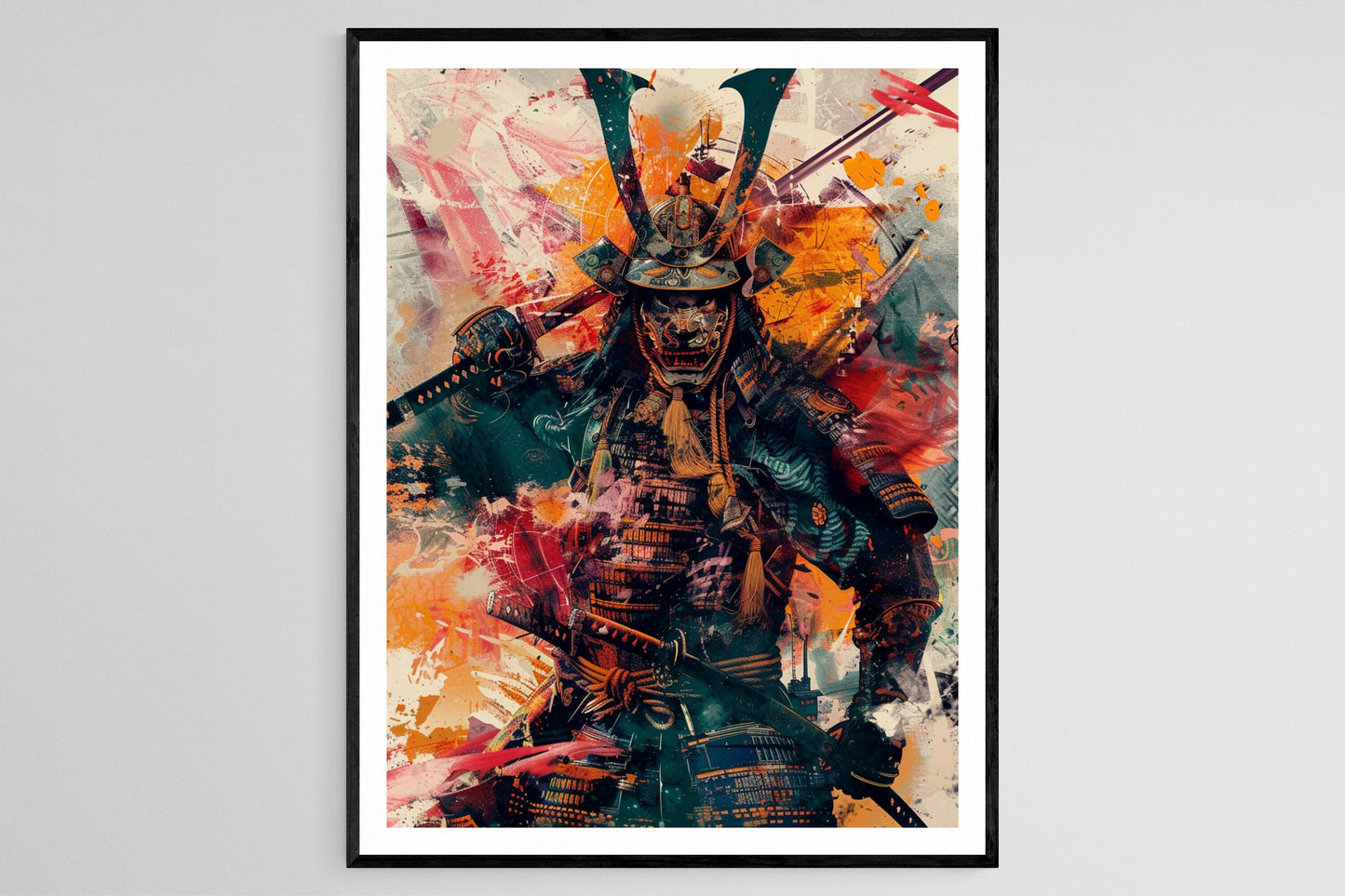 Affiche Samouraï - Art traditionnel japonais en impression