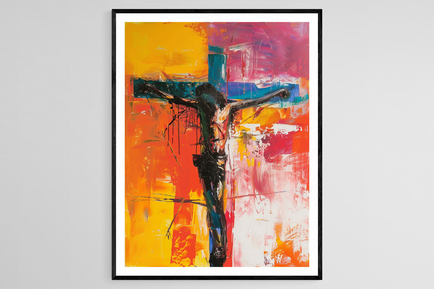 Affiche Crucifixion – Art inspirant pour la décoration murale chrétienne