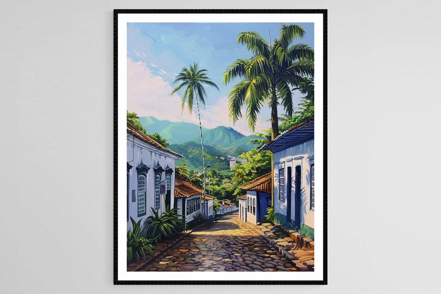 Affiche Paraty – Art de la coloniale et de la végétation tropicale