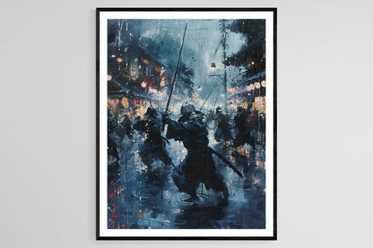 Affiche Kendo – Toile d'art pour décoration de dojo d'arts martiaux