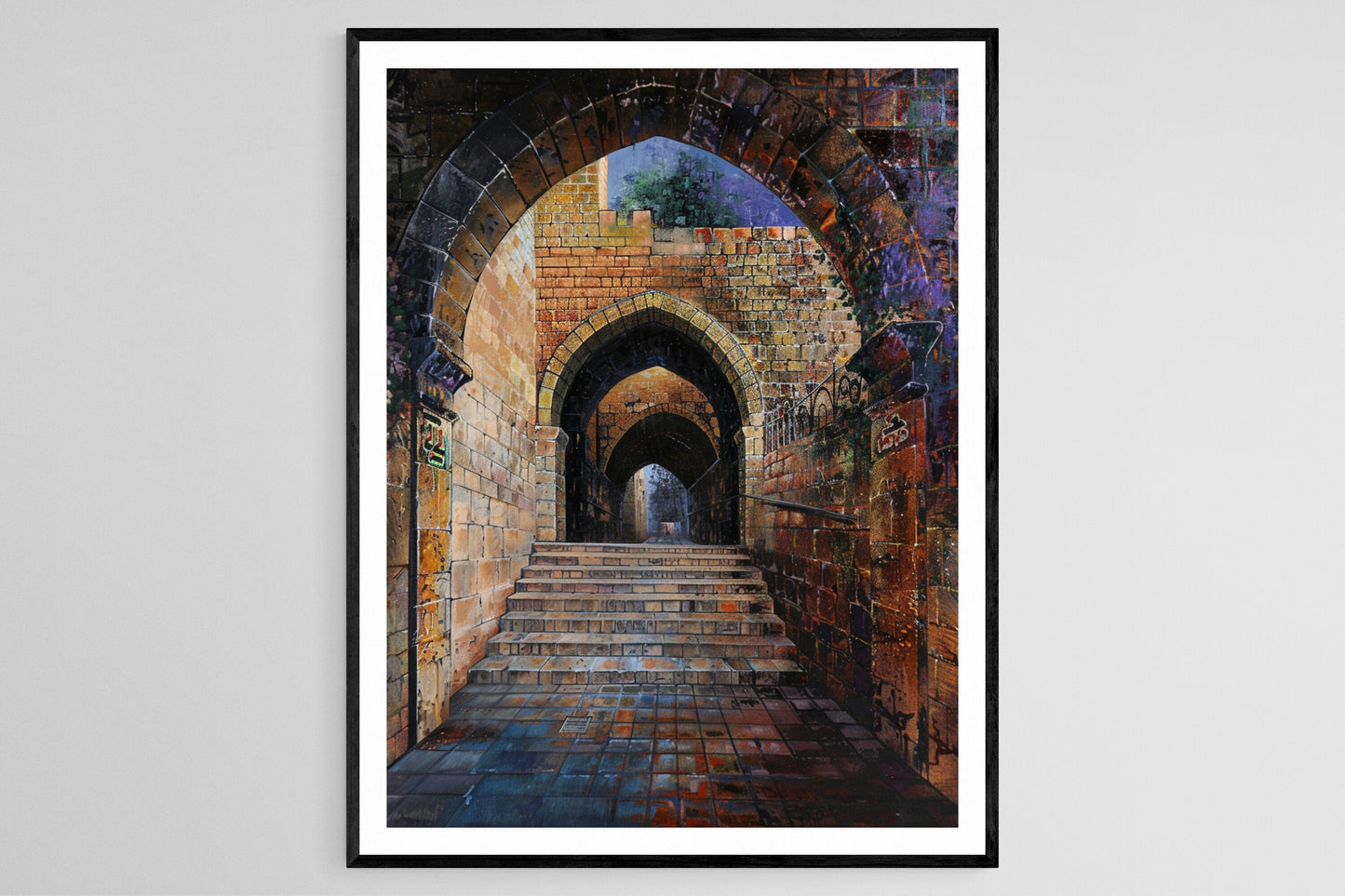 Affiche Portes Anciennes de Jérusalem – Poster Art Historique