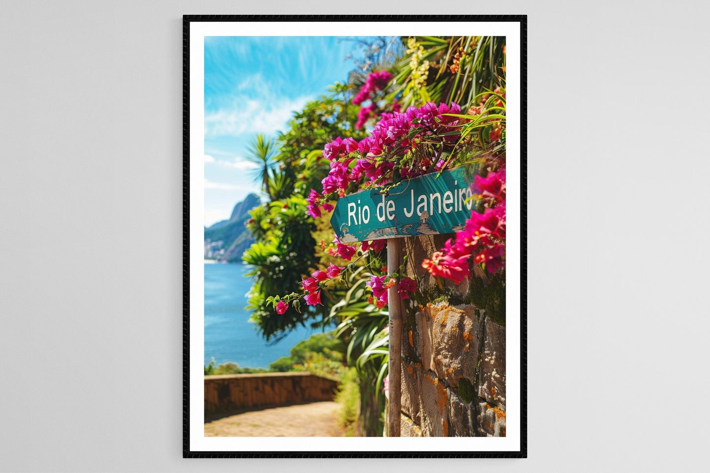 Affiche Rio de Janeiro – Impression artistique colorée de la ville