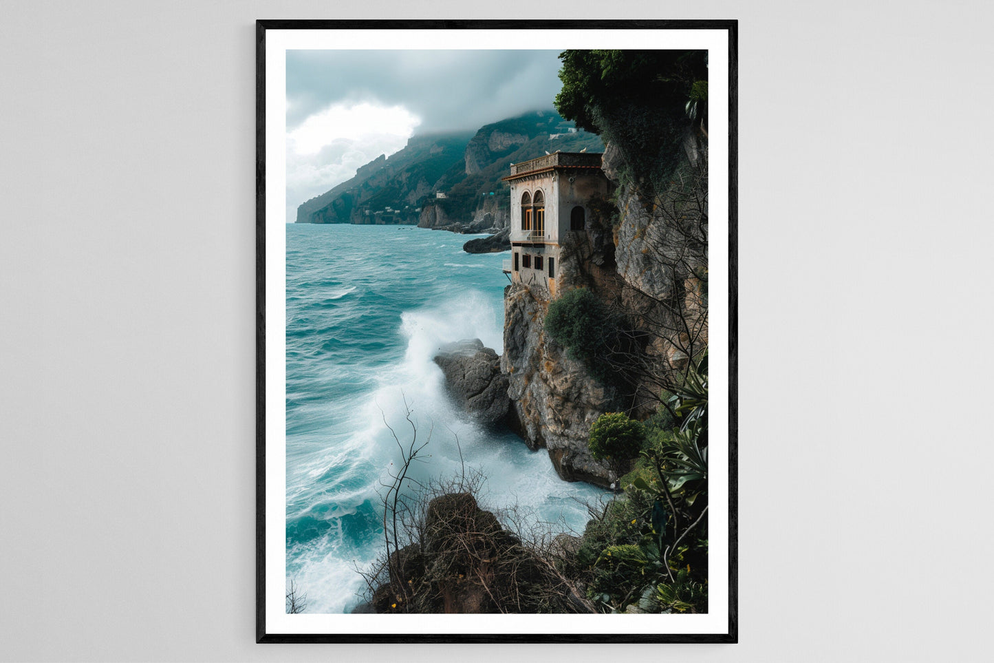 Affiche Positano – Impression Giclée de la Côte Amalfitaine