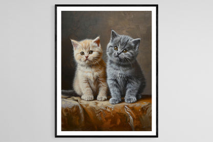 Affiche British Shorthair – Impression Giclée pour Amateurs de Chats
