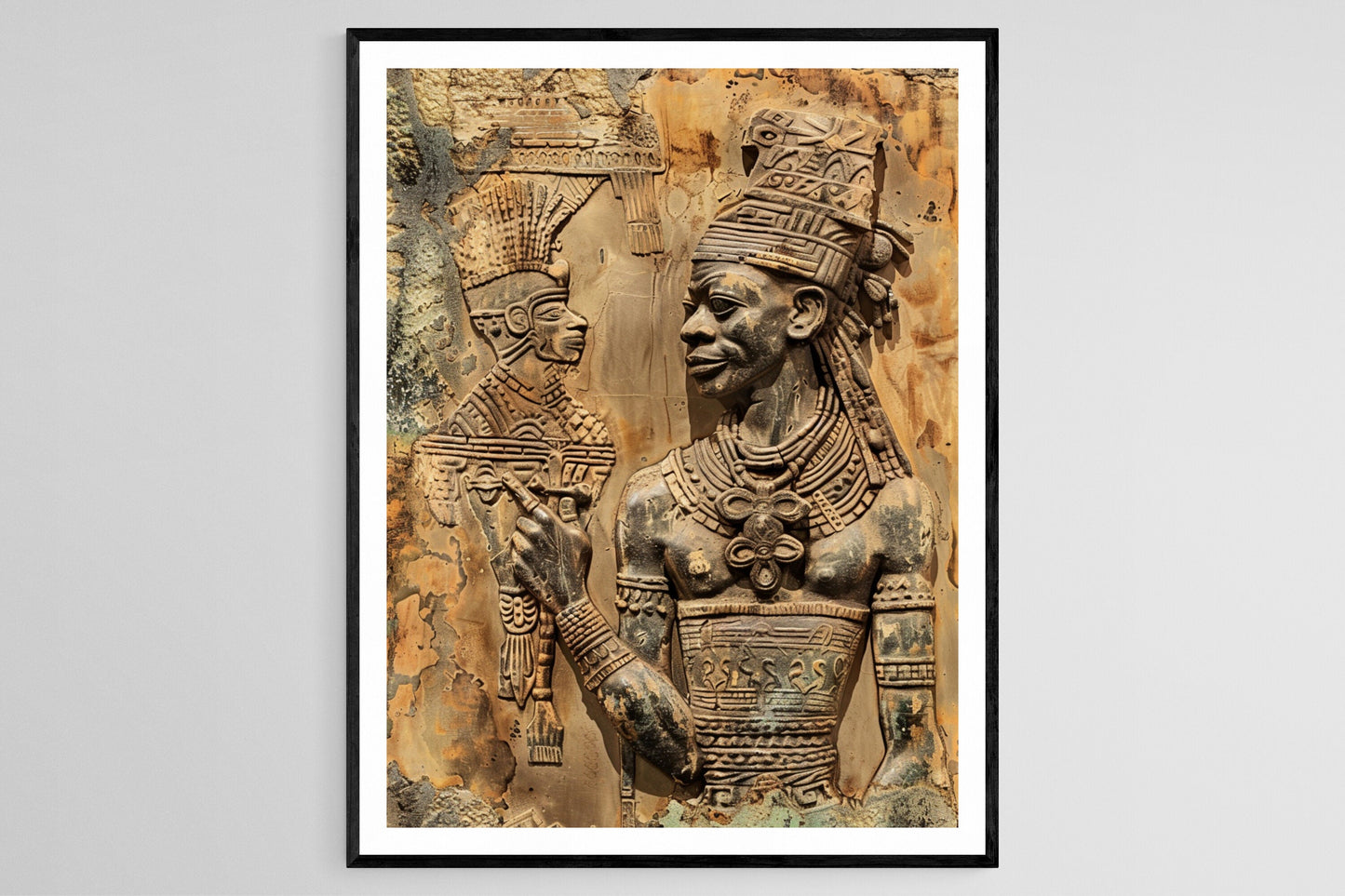 Affiche Bénin – Impression Giclée Culturelle pour Décoration Intérieure