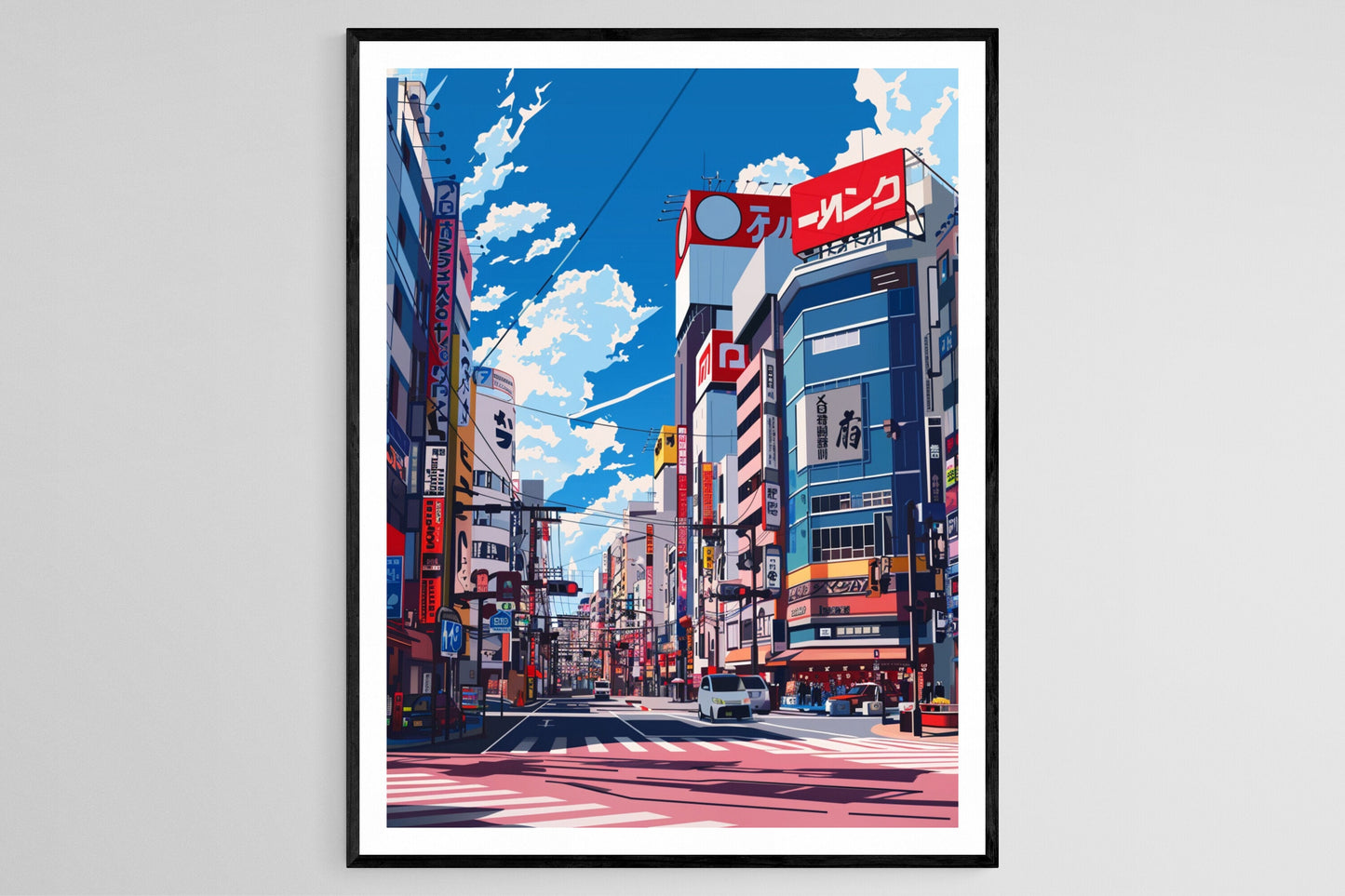 Affiche Akihabara – Impression Giclée Art Japonais Murale