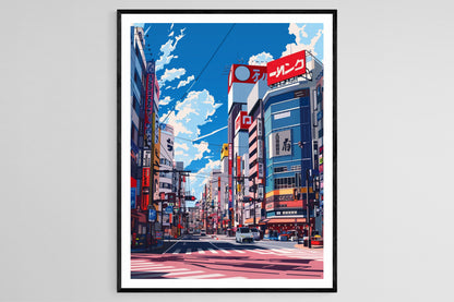Affiche Akihabara – Impression Giclée Art Japonais Murale