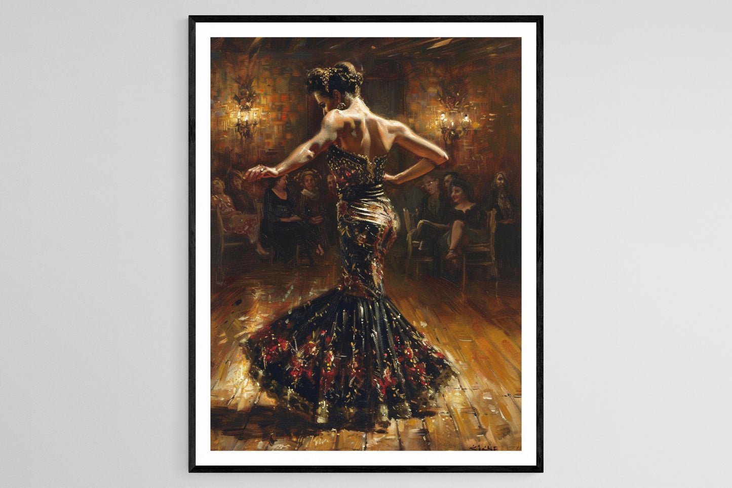 Affiche Danse Flamenco – Impression Giclée d'Art Espagnol