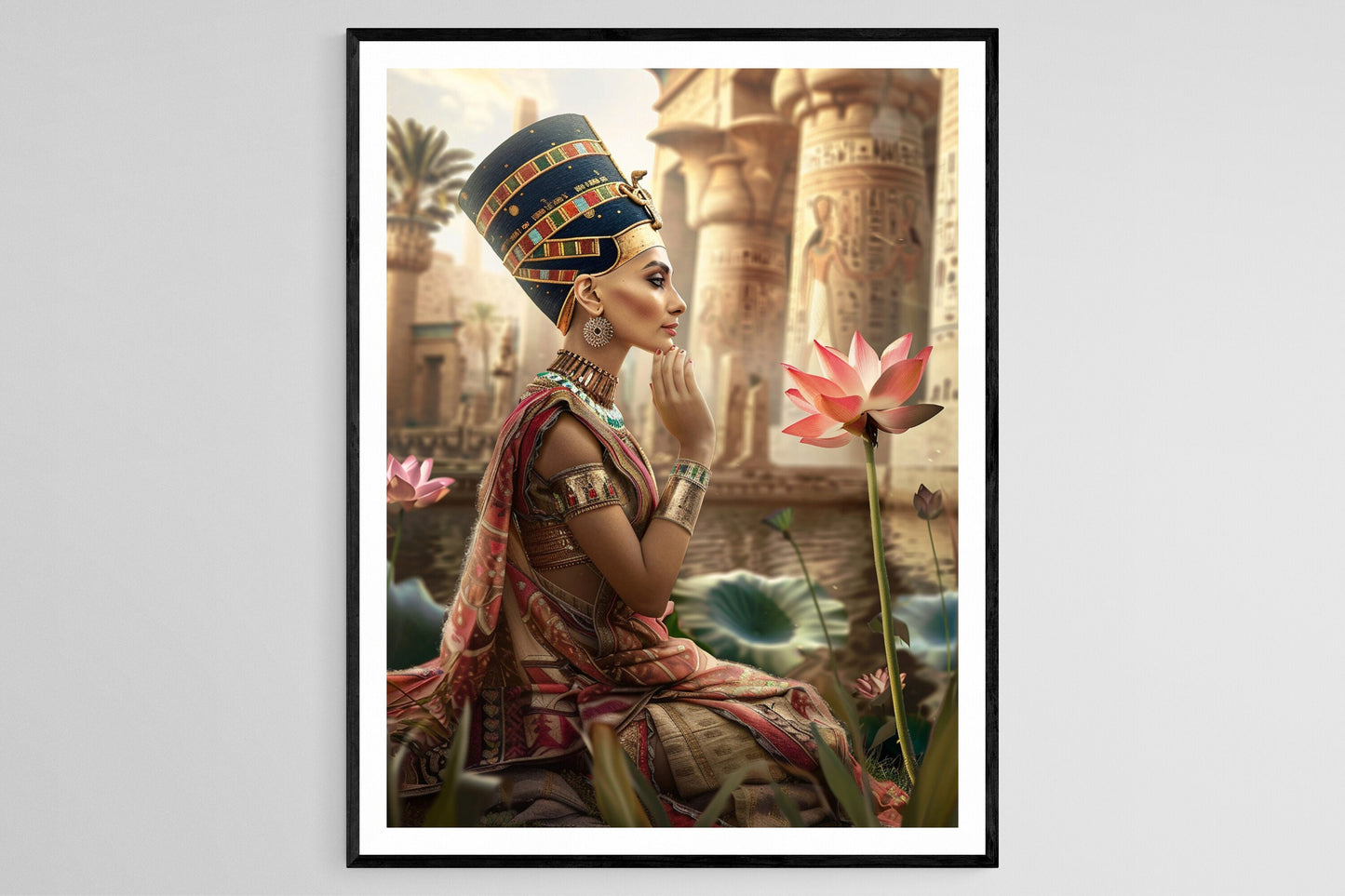 Affiche Nefertiti – Imprimé artistique de la reine égyptienne