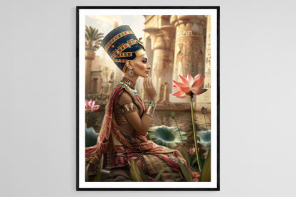 Affiche Nefertiti – Imprimé artistique de la reine égyptienne