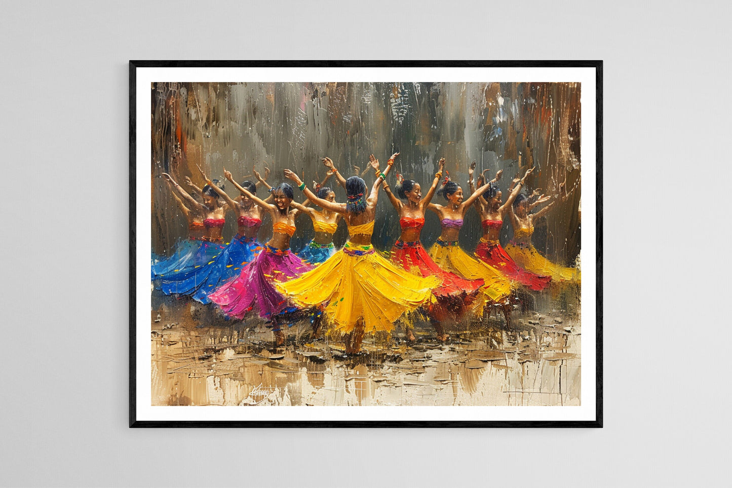 Affiche Tinikling Authentique – Poster de Danse Folklorique Philippine