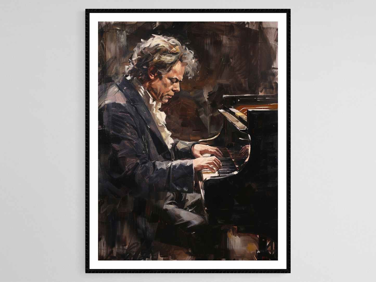 Affiche Beethoven – Poster Art de la Symphonie Classique Allemande