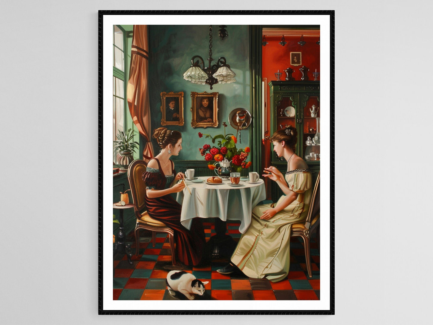 Affiche Biedermeier – Poster Peinture des Arts Décoratifs Allemands