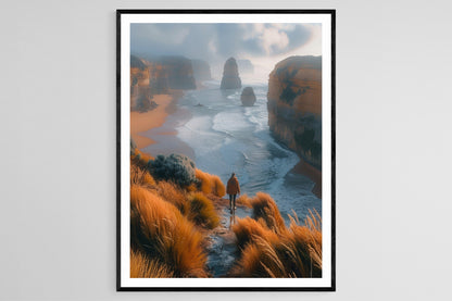 Affiche Douze Apôtres – Poster Peinture Paysage Australien