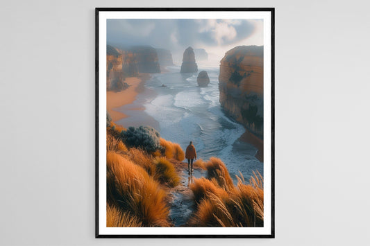 Affiche Douze Apôtres – Poster Peinture Paysage Australien