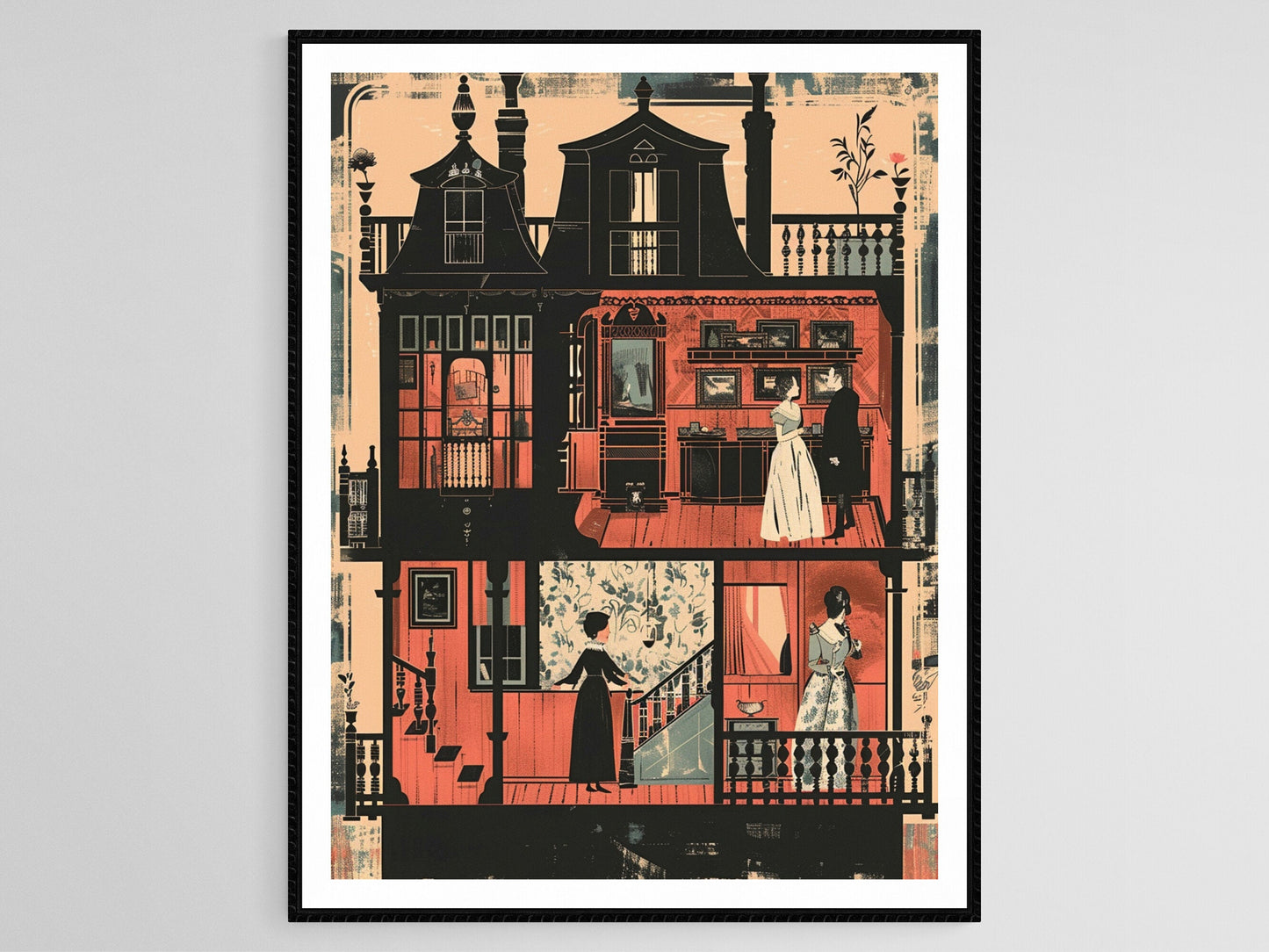 Affiche Ibsen – Impression artistique d'un classique littéraire norvégien