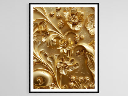 Affiche Artisanat Florentin – Poster Imprimé d'Art Doré