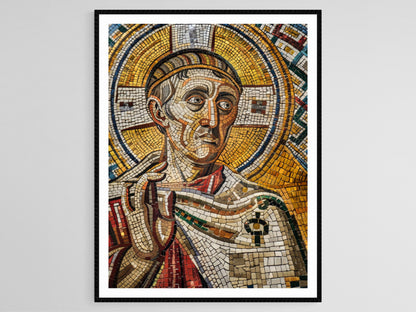 Affiche Mosaïques du Vatican – Poster Art religieux historique