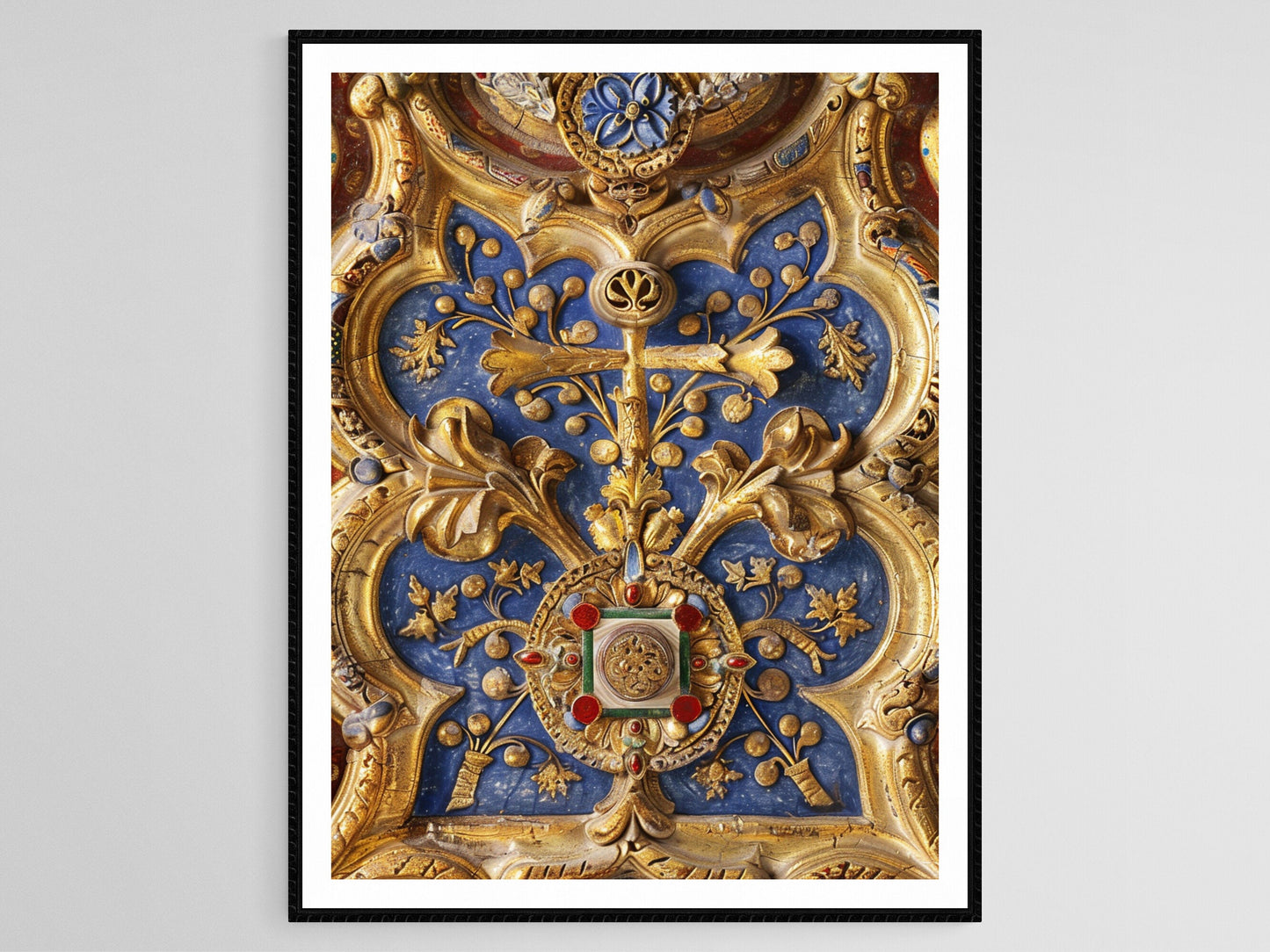 Affiche Manuscrits du Vatican – Poster Textes Religieux Illuminés