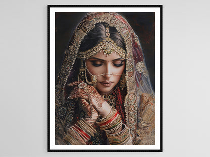 Affiche Mariage Pakistanais – Poster de Bijoux Traditionnels Intriqués