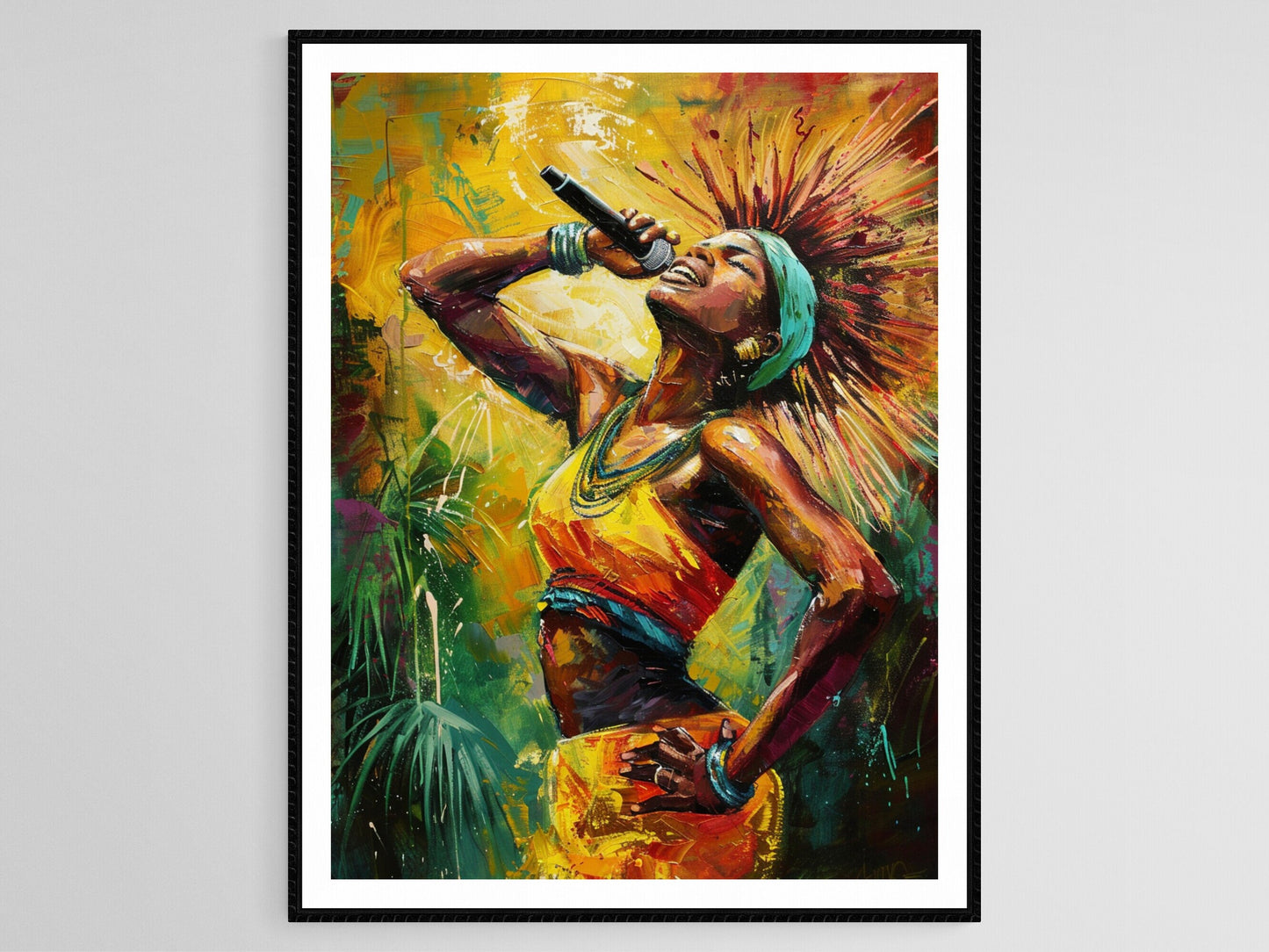 Affiche Calypso – Poster Célébration de la musique de Trinidad et Tobago