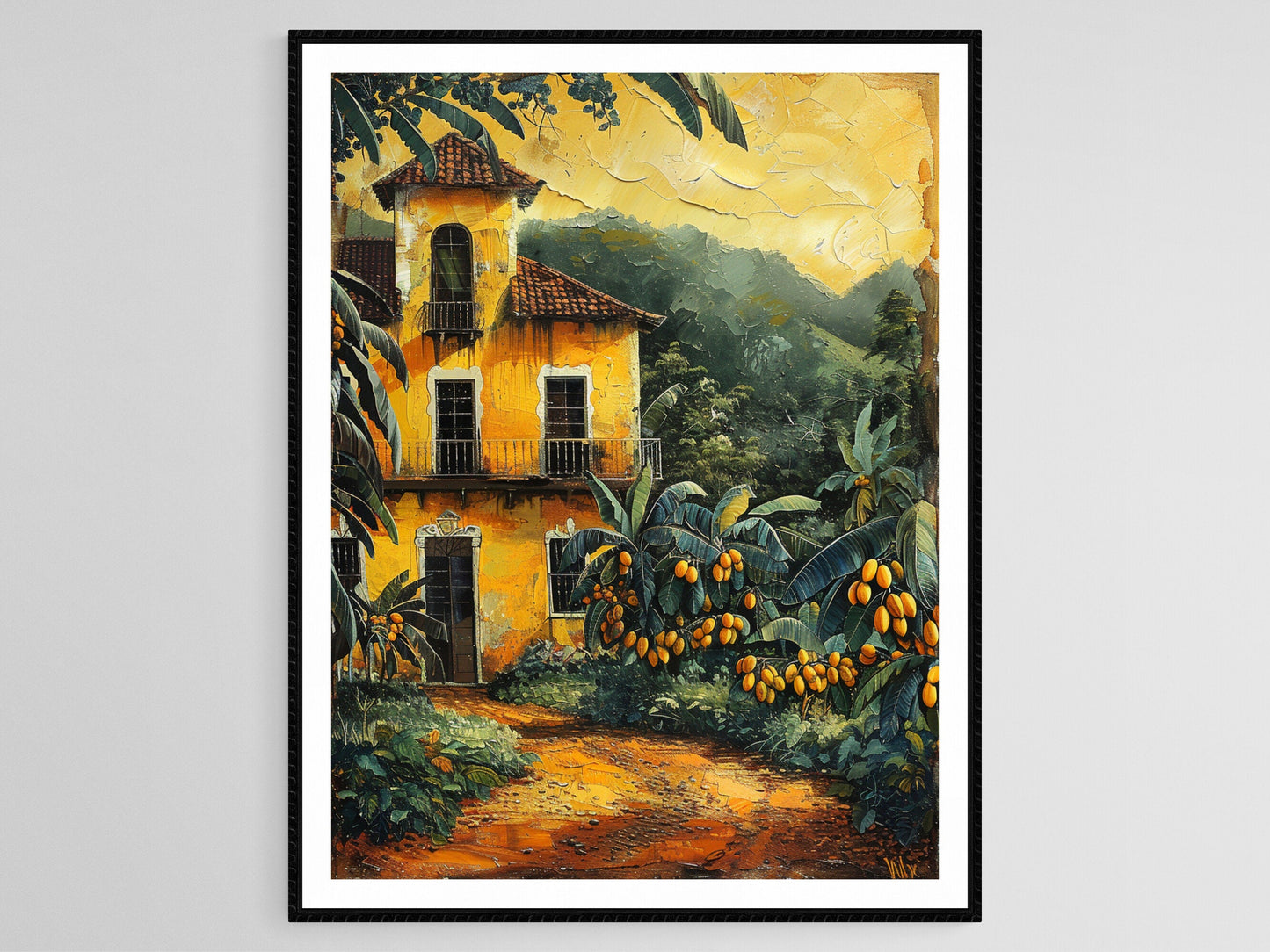 Affiche Plantations de Cacao – Poster Patrimoine Agricole de Trinidad et Tobago