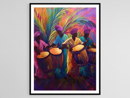 Affiche Chutney Music – Poster Fusion des Traditions de Trinité-et-Tobago