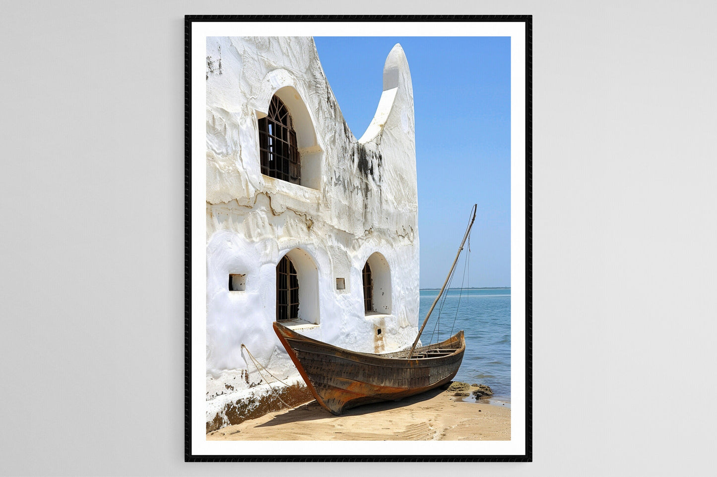 Affiche Lamu, Kenya – Poster Beauté Côtière et Architecture Swahili